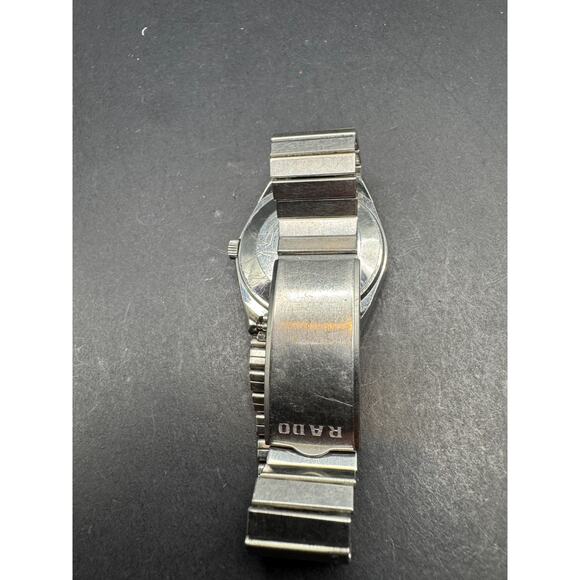 Vintage RADO VOYAGER Watch Automatic Day/Date Swiss 636.3583.4 Silver Tone - Picture 7 of 11